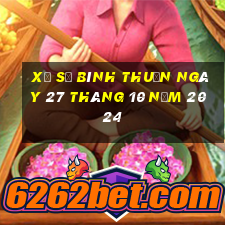 xổ số bình thuận ngày 27 tháng 10 năm 2024