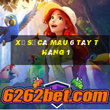 xổ số cà mau 6 tây tháng 1