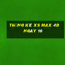 Thống kê XS Max 4D ngày 16