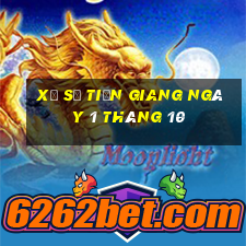 xổ số tiền giang ngày 1 tháng 10