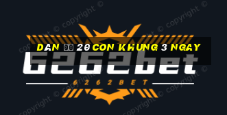 dàn đề 20 con khung 3 ngay