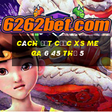 Cách đặt cược XS Mega 6 45 Thứ 5