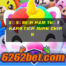 xổ số miền nam thứ 5 hàng tuần minh chính