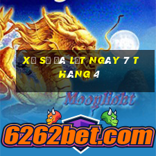 xổ số đà lạt ngày 7 tháng 4