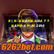 xổ số khánh hòa 7 tháng 4 năm 2014