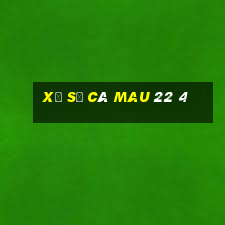 xổ số cà mau 22 4