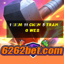 1 điểm 11 chọn 5 trang web