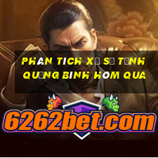 Phân tích xổ số Tỉnh Quảng Bình Hôm qua