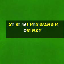 xổ số đài hậu giang hôm nay