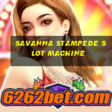 savanna stampede slot machine