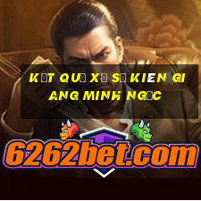 kết quả xổ số kiên giang minh ngọc