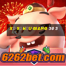 xổ số hậu giang 30 3