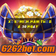 xổ số miền nam thứ ba 30 ngày