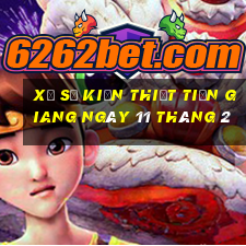 xổ số kiến thiết tiền giang ngày 11 tháng 2