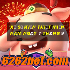 xổ số kiến thiết miền nam ngày 7 tháng 9