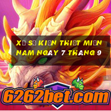 xổ số kiến thiết miền nam ngày 7 tháng 9