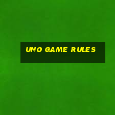 uno game rules