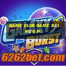 Game Club Game Bài Mèo Nổ