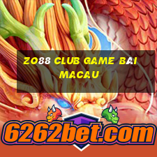 Zo88 Club Game Bài Macau