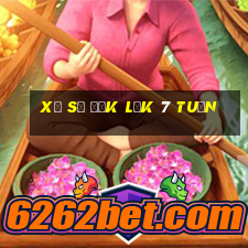 xổ số đắk lắk 7 tuần