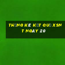 THỐNG KÊ KẾT QUẢ XSNT ngày 20