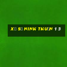 xổ số ninh thuận 1 3