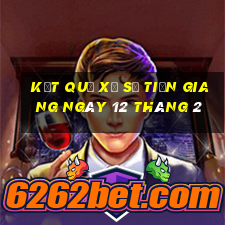 kết quả xổ số tiền giang ngày 12 tháng 2