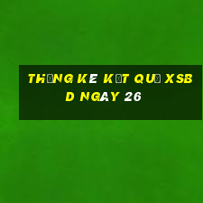 THỐNG KÊ KẾT QUẢ XSBD ngày 26