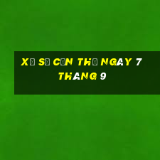 xổ số cần thơ ngày 7 tháng 9