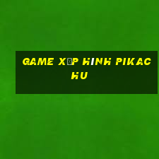 game xếp hình pikachu