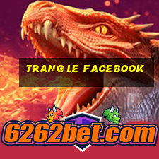 trang le facebook