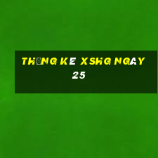 Thống kê XSHG ngày 25