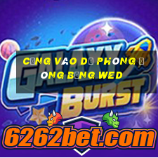 Cổng vào dự phòng đóng băng wed