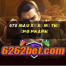 678 Màu xổ số mở thưởng nhanh