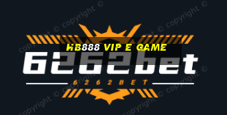 Hb888 Vip E Game