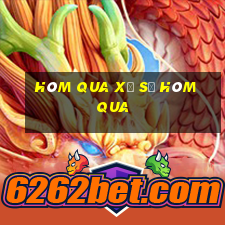 hôm qua xổ số hôm qua