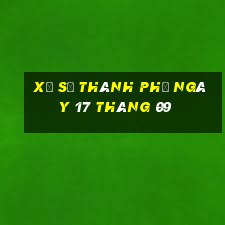 xổ số thành phố ngày 17 tháng 09