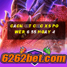 Cách đặt cược XS power 6 55 ngày 4