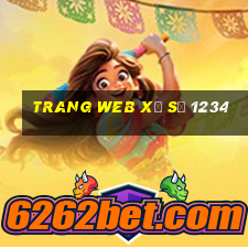 Trang web xổ số 1234