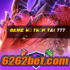 game hũ thần tài 777