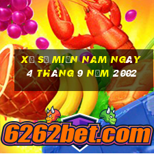 xổ số miền nam ngày 4 tháng 9 năm 2002