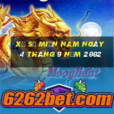 xổ số miền nam ngày 4 tháng 9 năm 2002