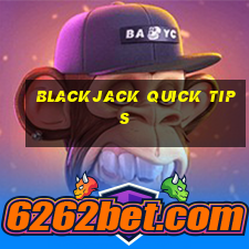 blackjack quick tips