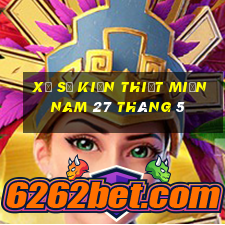 xổ số kiến thiết miền nam 27 tháng 5