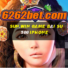 Sun.Win Game Bài Su500 Iphone