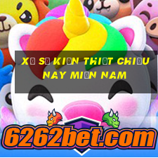 xổ số kiến thiết chiều nay miền nam