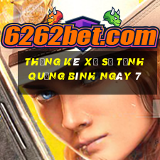 Thống kê Xổ Số Tỉnh Quảng Bình ngày 7