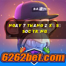 ngày 7 tháng 2 xổ số sóc trăng