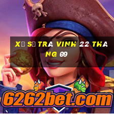 xổ số trà vinh 22 tháng 09